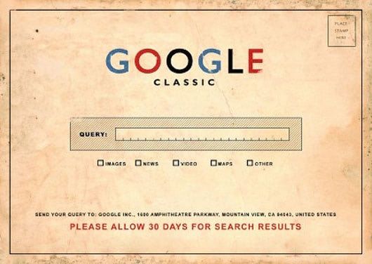 Visual of Your Grandparents Google