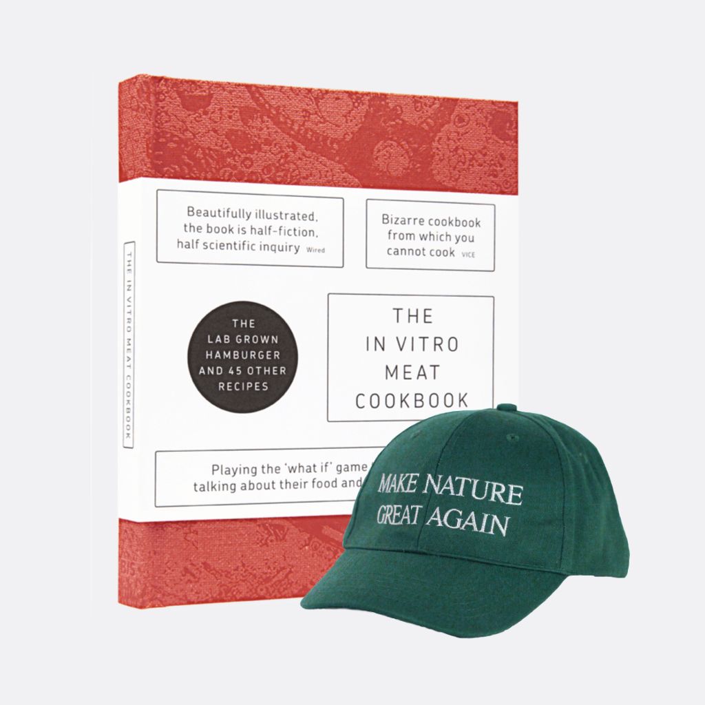 The In Vitro Meat Cookbook + Cap — Bundle Gift