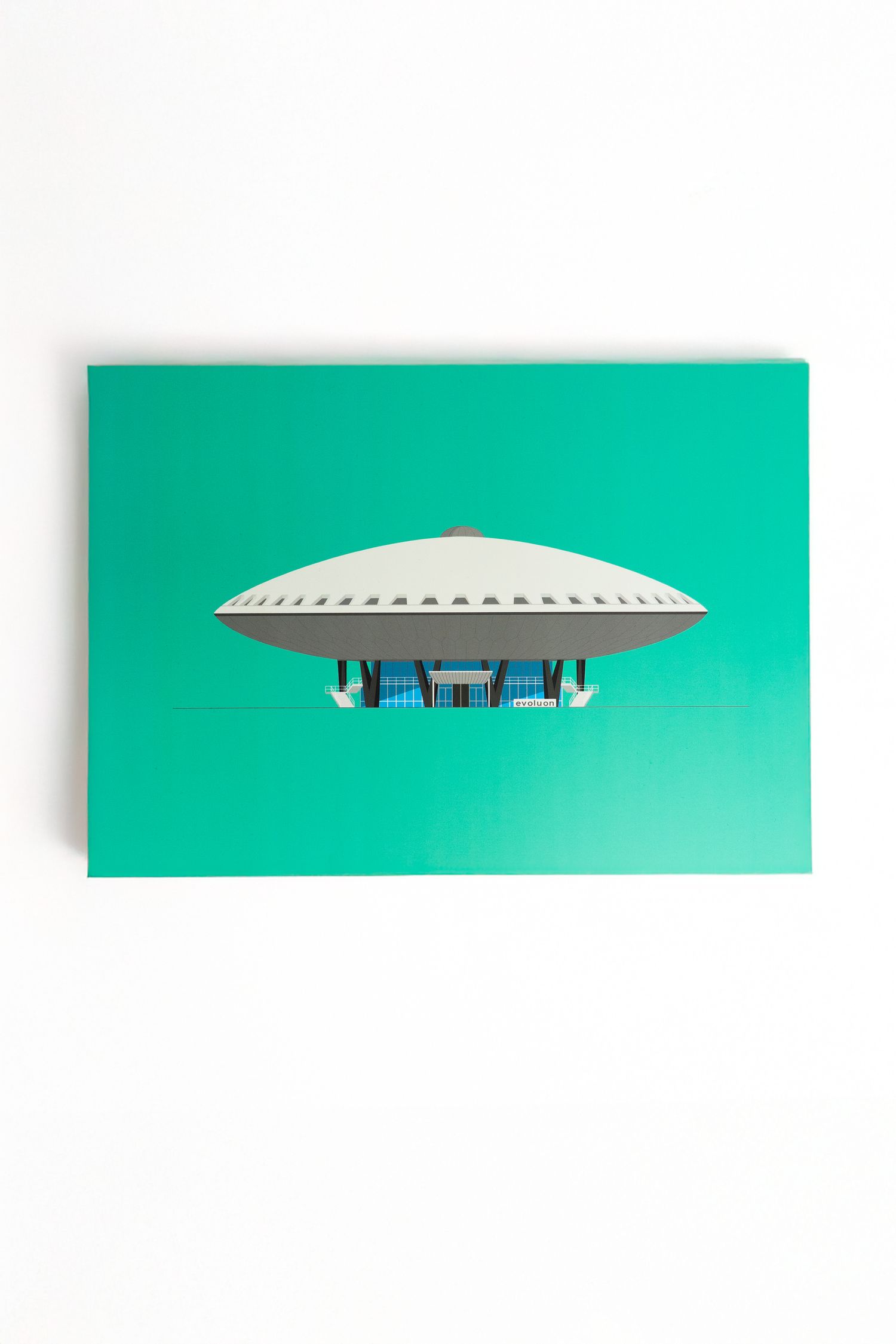 Poster Evoluon 420 x 297 mm (250 grams thick paper) excluding list
