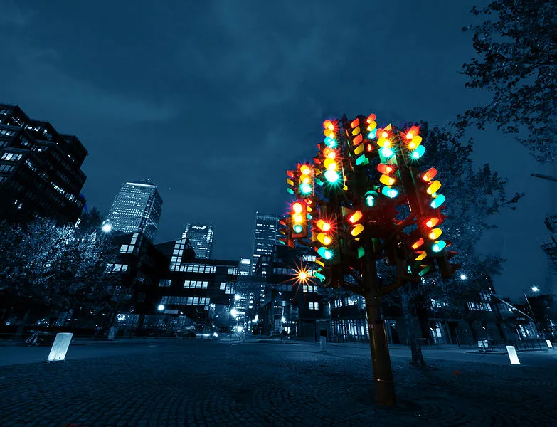 Tree traffic light