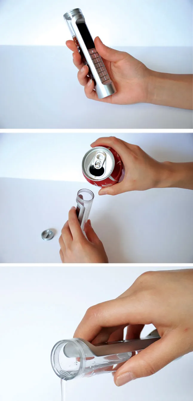 Meet the Cellphone that drinks Coke