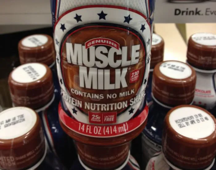 Muscle Milk. Contains No Milk.
