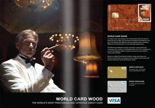 Featured Page #06: World Card Wood (Infotizement)