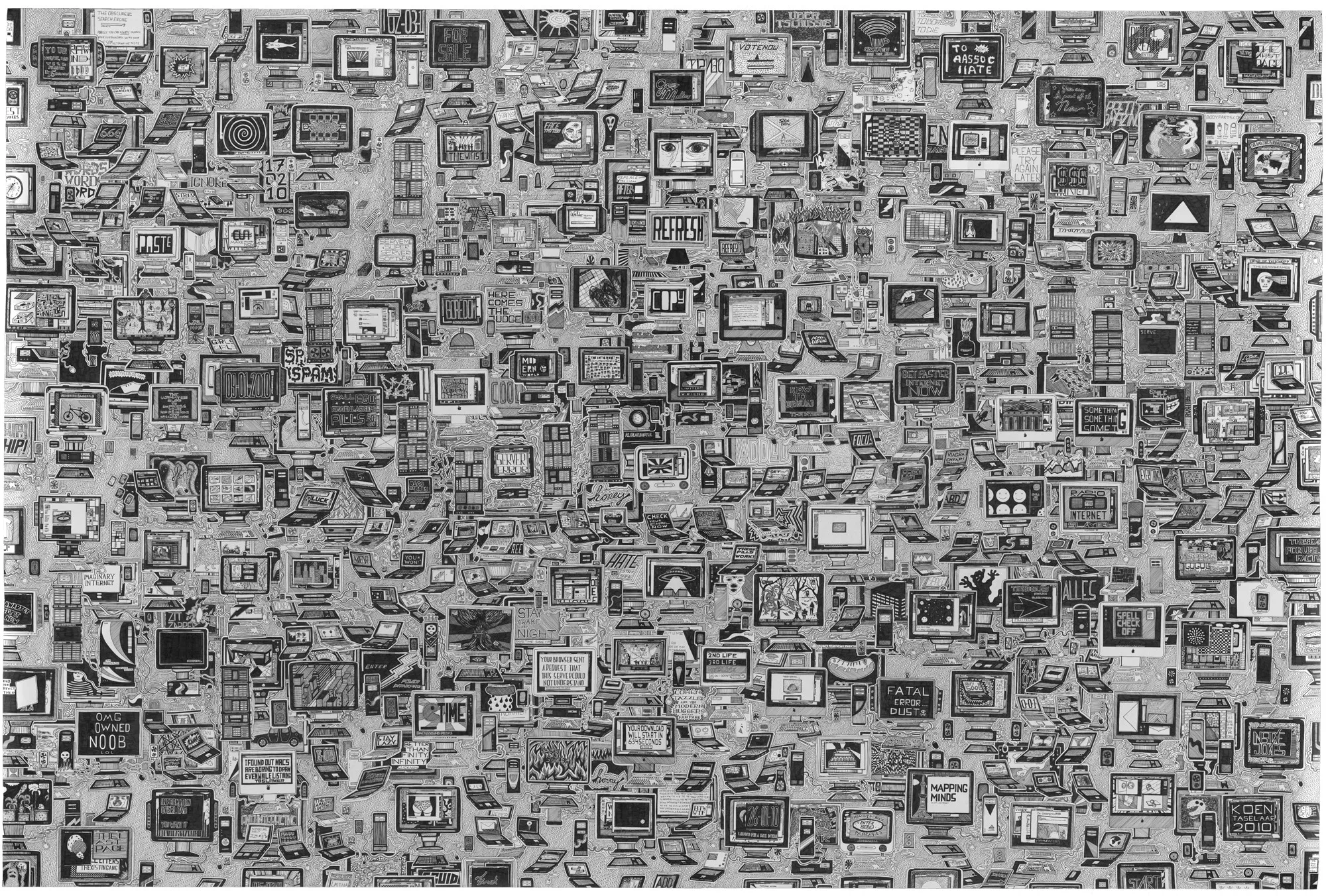 Subjective Map of the Internet