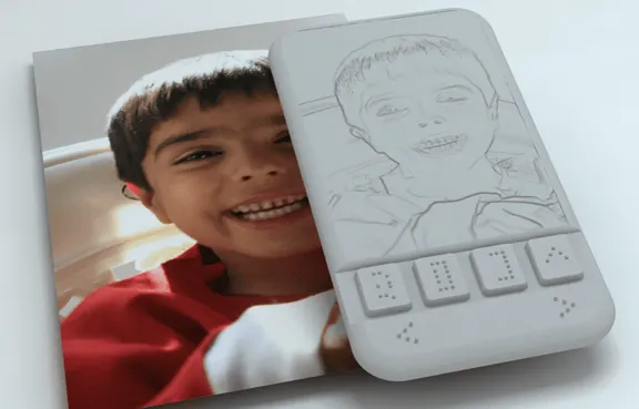 What You Feel Is What You Get - Smartphone for the Blind