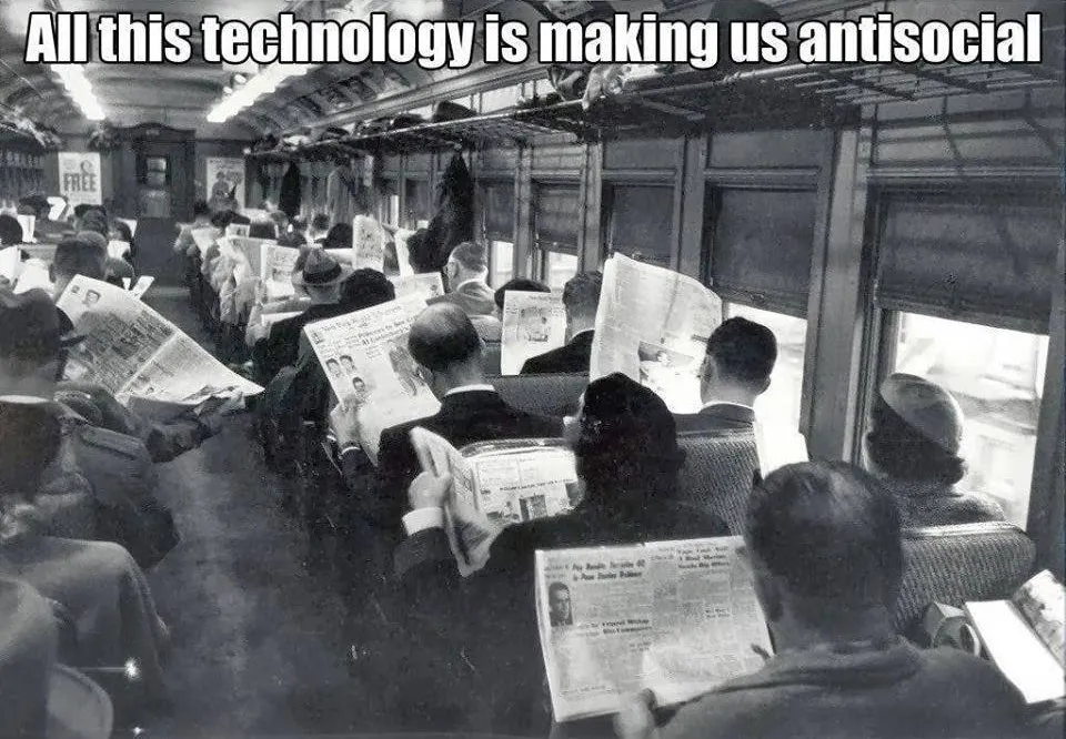 All This Technology Makes Us Anti-Social