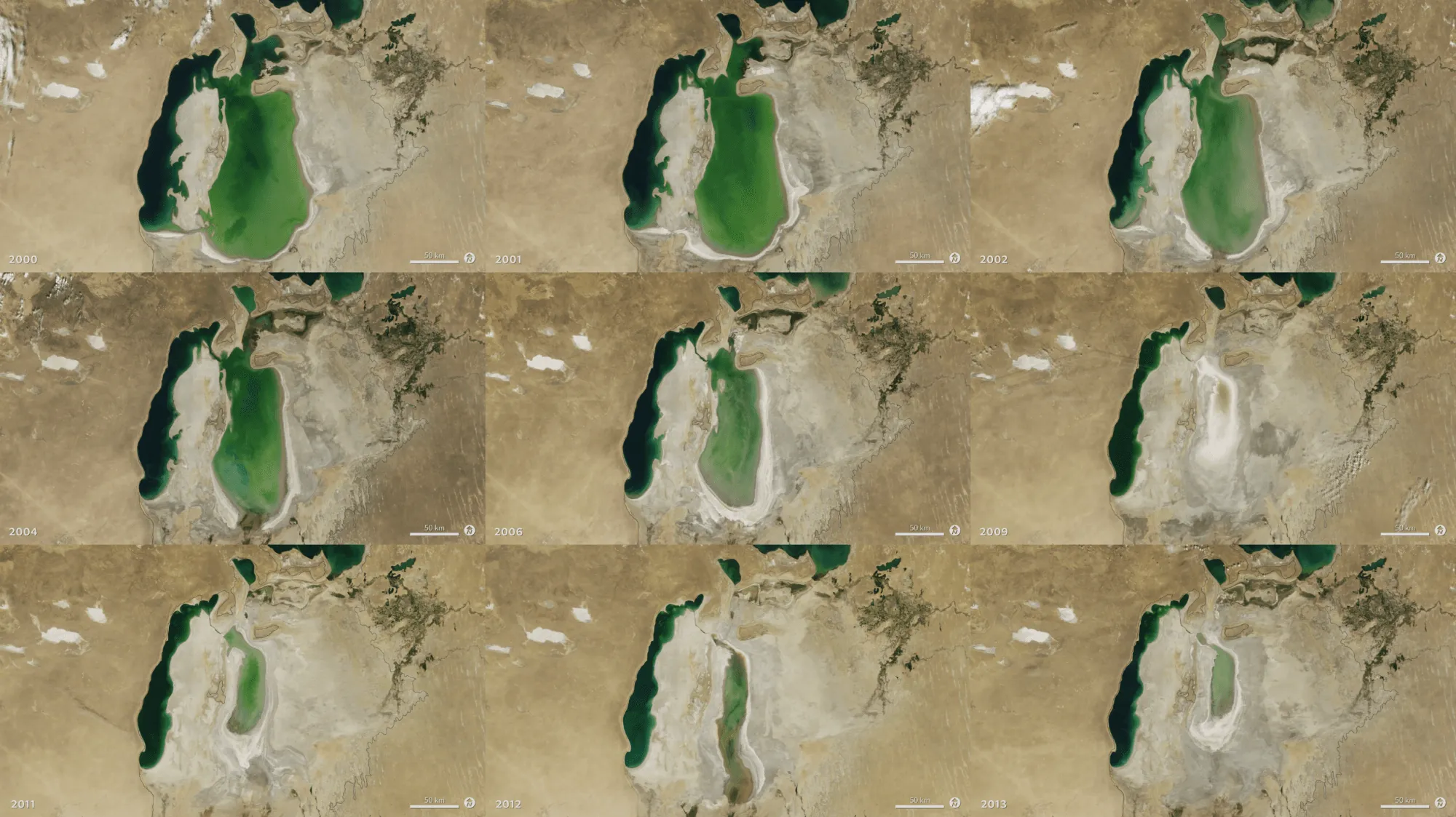 Anthropocene: the Shrinking of Aral Sea