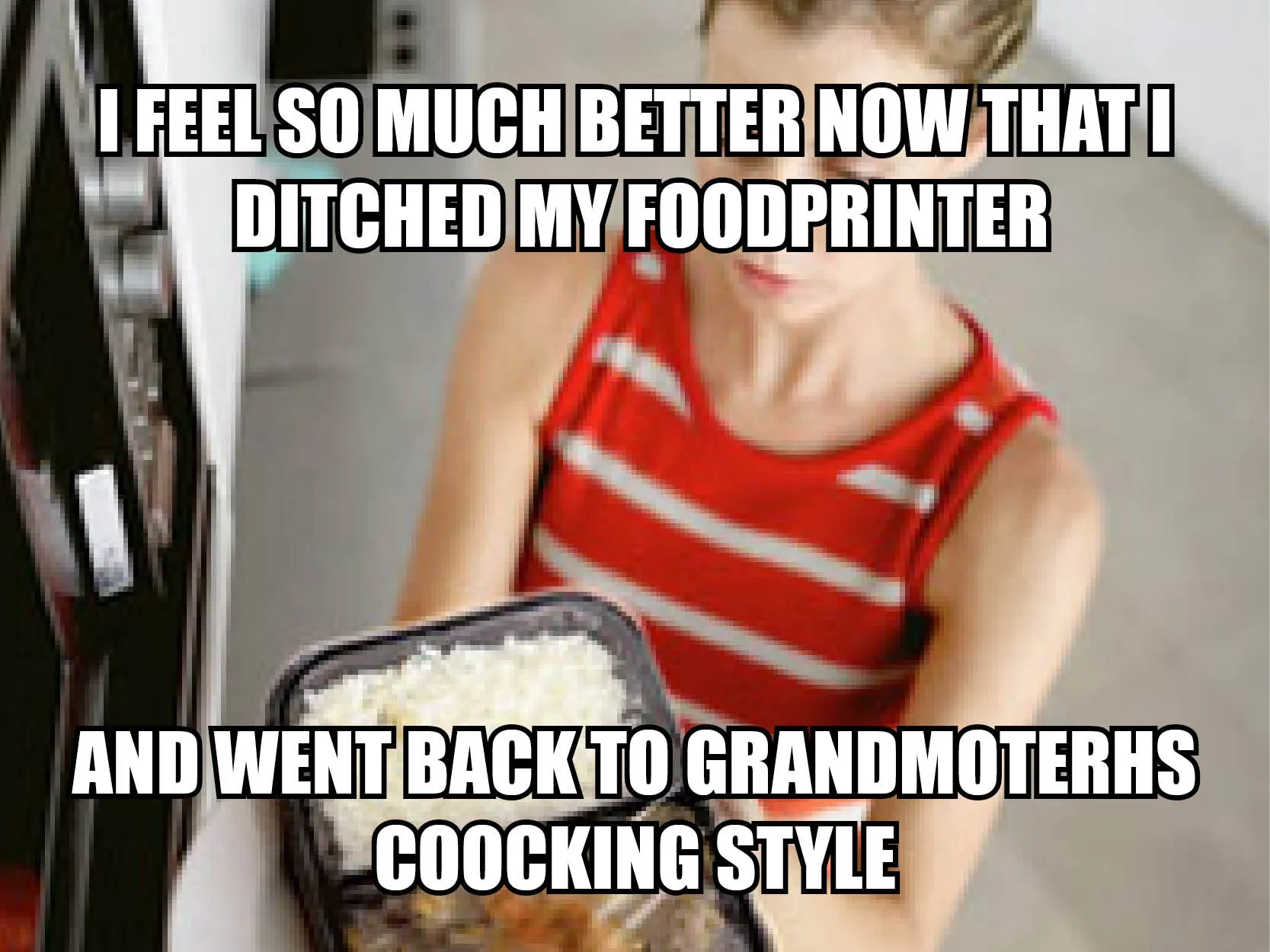 Microwave VS Food Printer