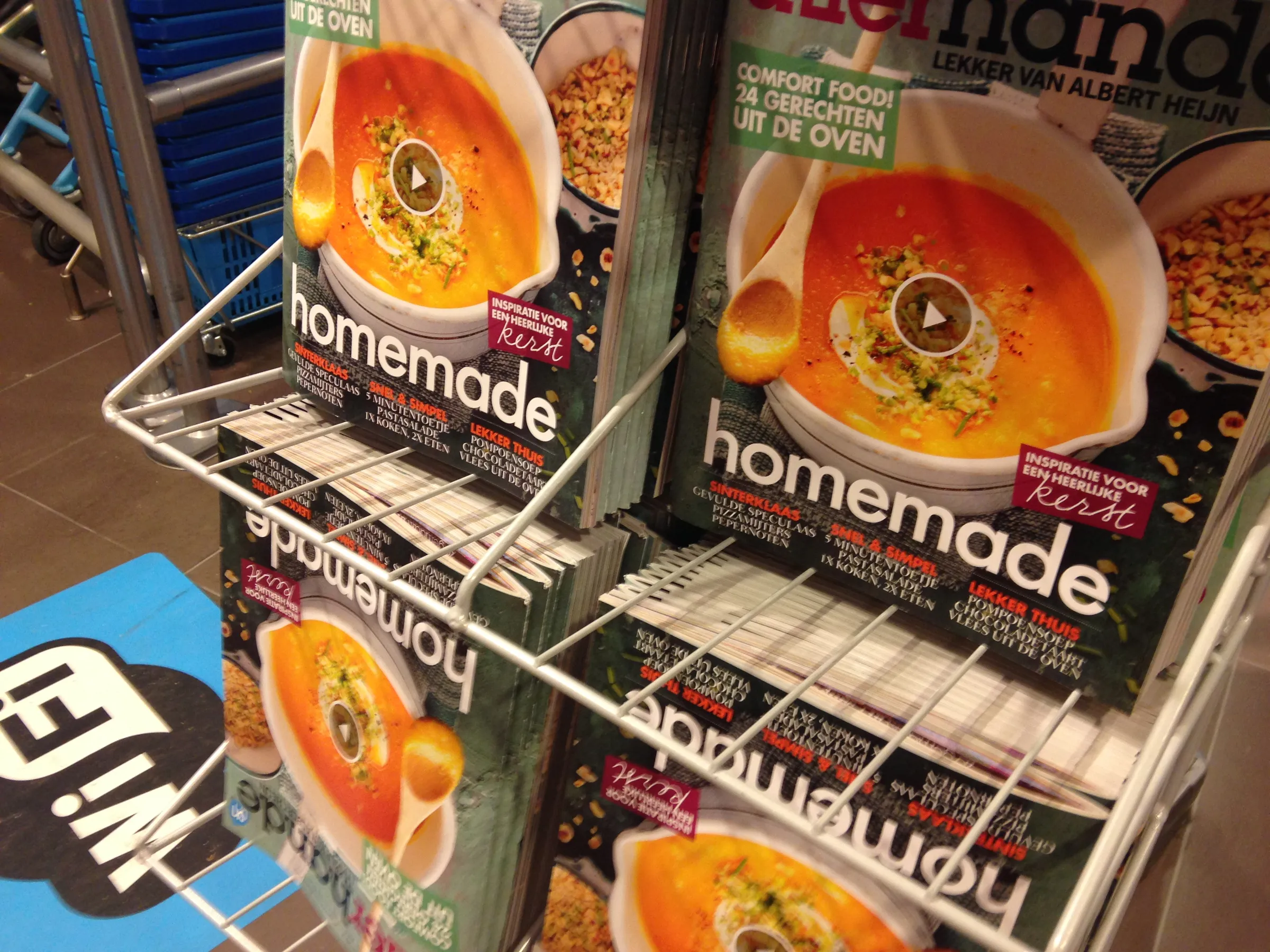 Play Buttons on Paper Magazines