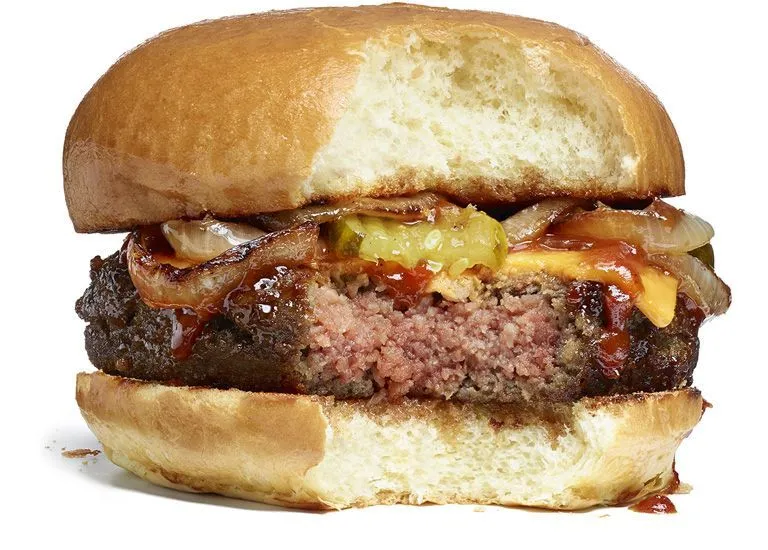 Veggie Burger That Bleeds Like Real Meat