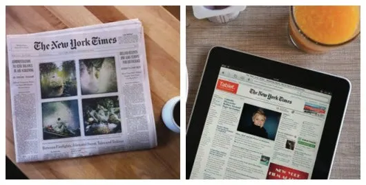 Analogue vs Digital: News, Now and Then