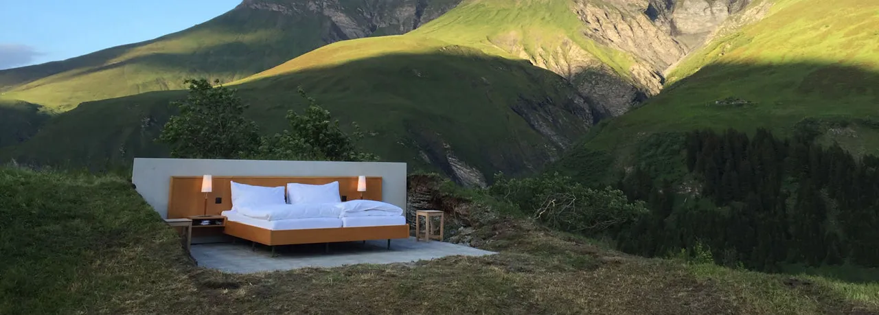 Panoramic View in Open Air Hotel