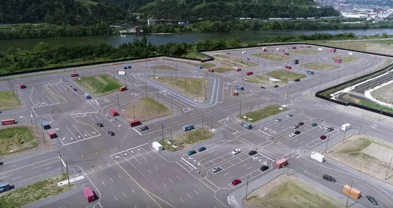 A Fake City for Real Self-Driving Cars
