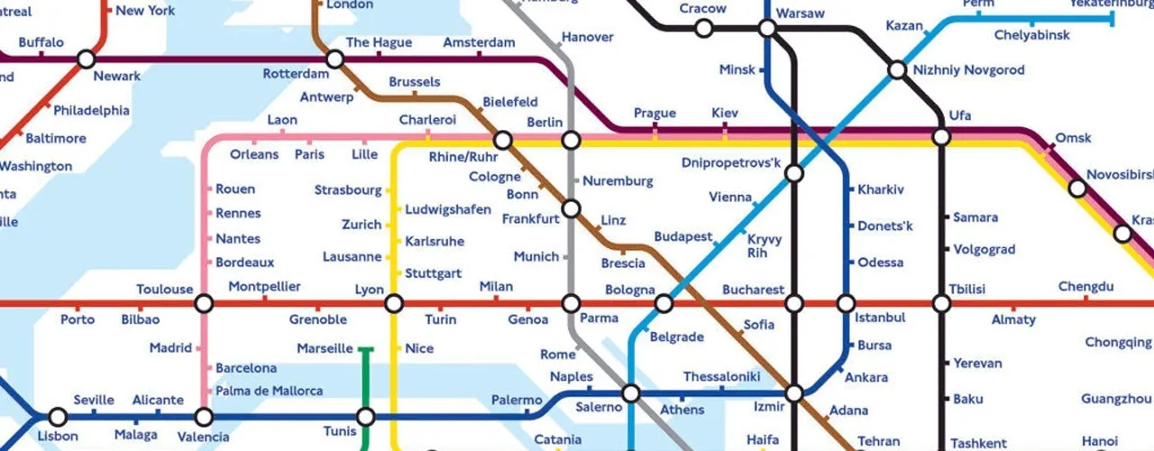 The Global Subway Map of the Future