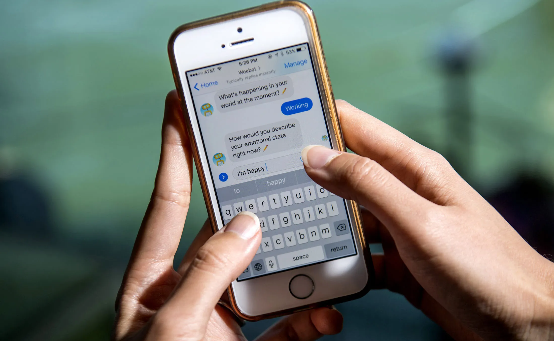 A Virtual Counselor for Mental Health