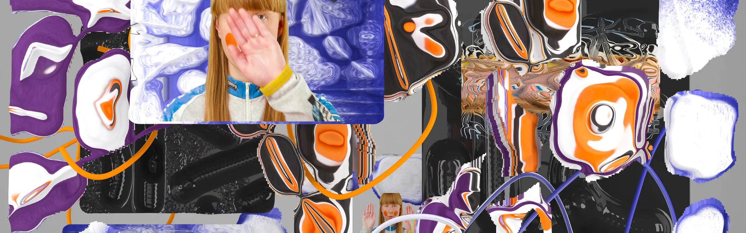 'Overpresent' means to actively exist both offline and online