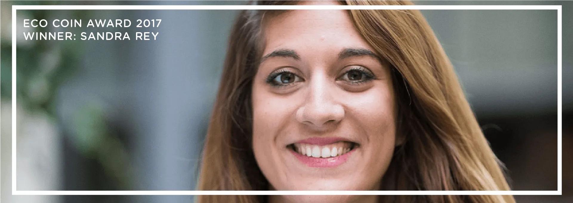 Sandra Rey wins ECO Coin Award