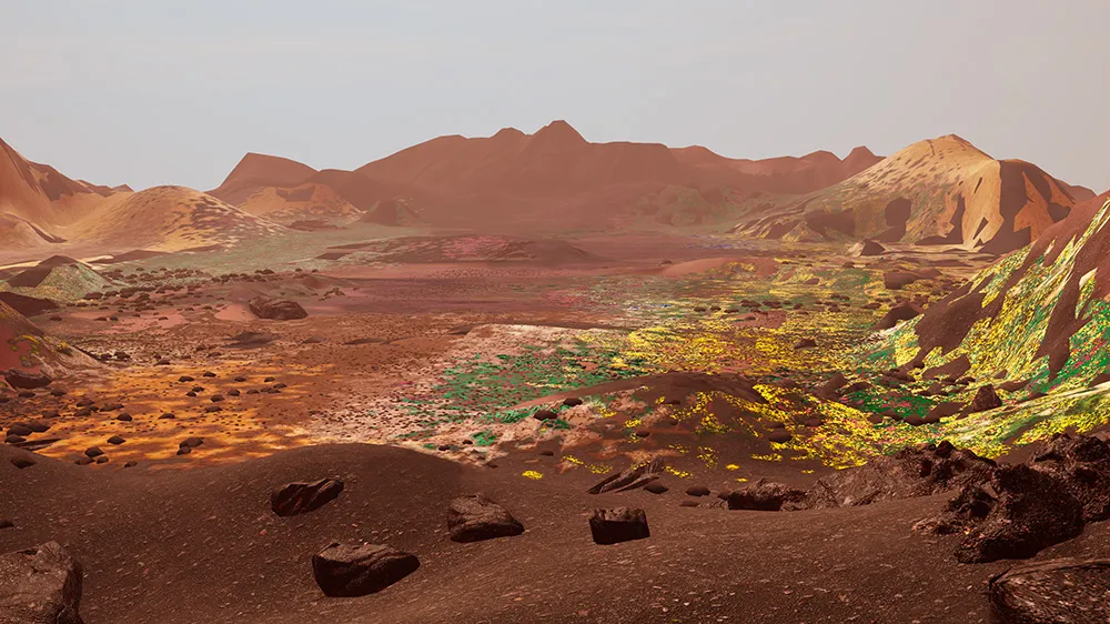 Colonizing Mars with plants, not humans