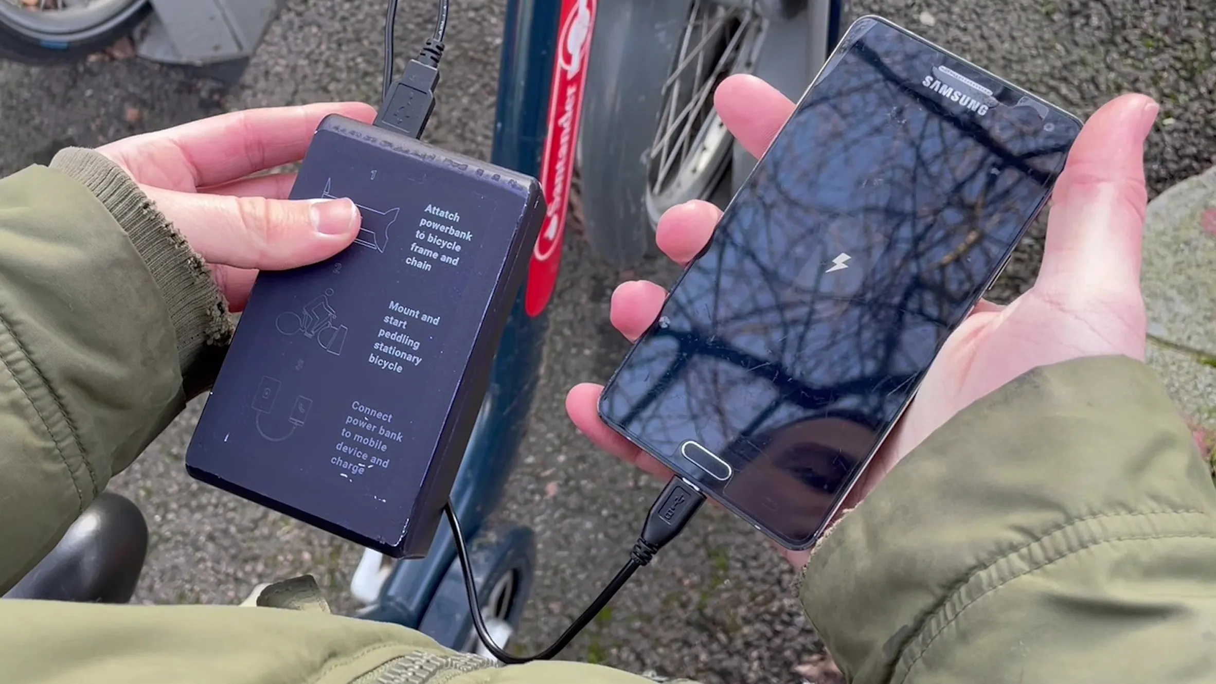 MyPowerbank hacks bicycles so the homeless can juice up their phones